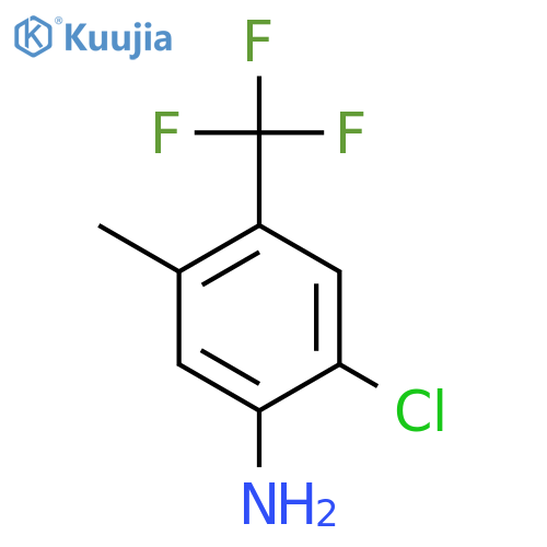 2-Chloro-5-methyl-4-(trifluoromethyl)aniline structure