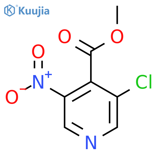 Methyl 3-chloro-5-nitroisonicotinate structure