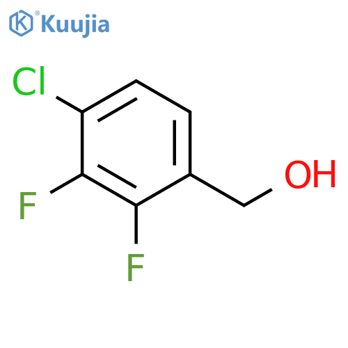 (4-chloro-2,3-difluorophenyl)methanol structure