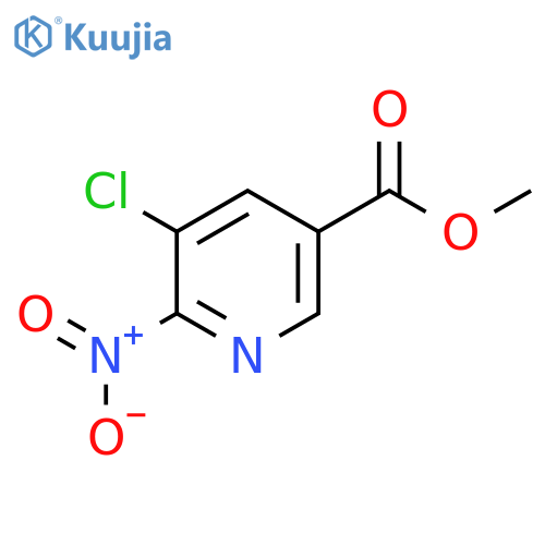 Methyl 5-chloro-6-nitronicotinate structure