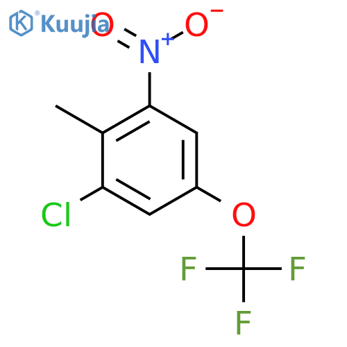 2-Chloro-6-nitro-4-(trifluoromethoxy)toluene structure