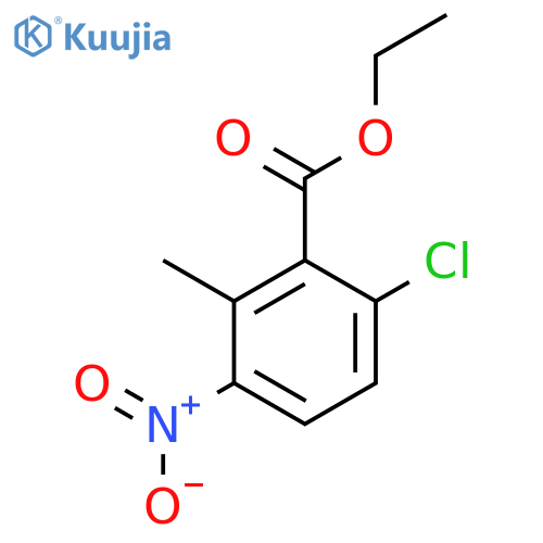 Ethyl 6-chloro-2-methyl-3-nitrobenzoate structure