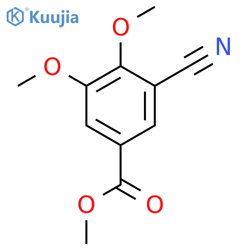 Methyl 3-cyano-4,5-dimethoxybenzoate structure
