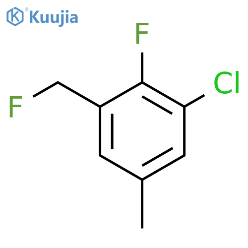 3-Chloro-4-fluoro-5-(fluoromethyl)toluene structure