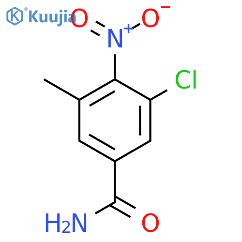 3-Chloro-5-methyl-4-nitrobenzamide structure