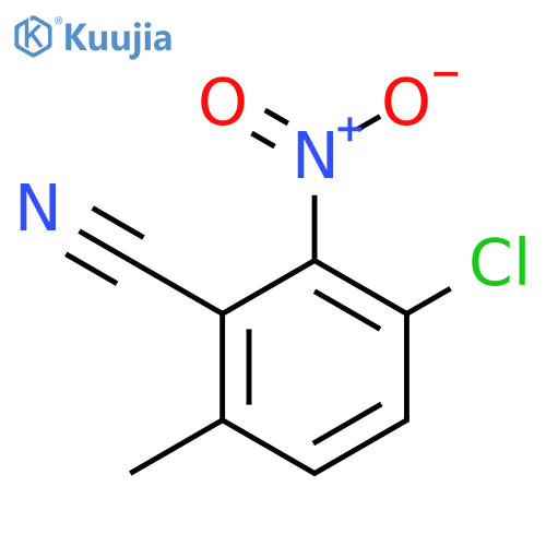 3-Chloro-6-methyl-2-nitrobenzonitrile structure
