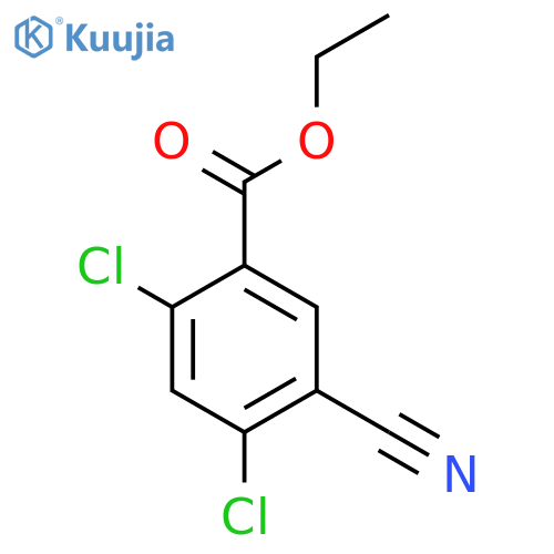Ethyl 5-cyano-2,4-dichlorobenzoate structure