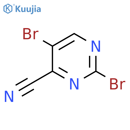 4-Cyano-2,5-dibromopyrimidine structure