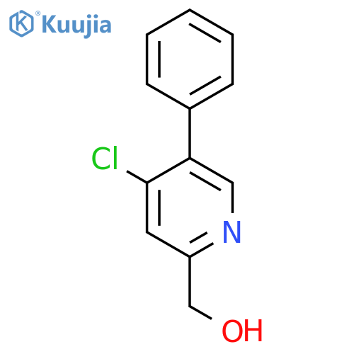 4-Chloro-5-phenylpyridine-2-methanol structure