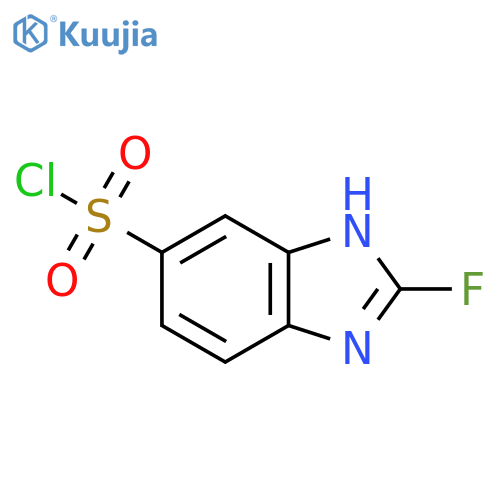 2-Fluoro-1H-benzimidazole-6-sulfonyl chloride structure