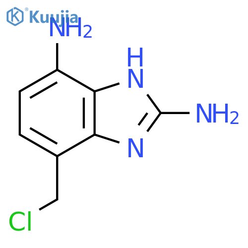7-Chloromethyl-2,4-diamino-1H-benzimidazole structure