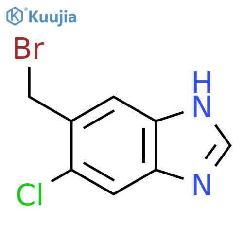5-Bromomethyl-6-chloro-1H-benzimidazole structure