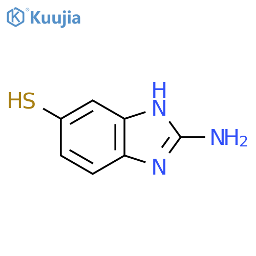 2-Amino-5-mercapto-1H-benzimidazole structure