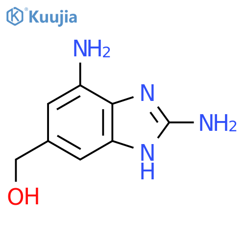 2,7-Diamino-5-hydroxymethyl-1H-benzimidazole structure