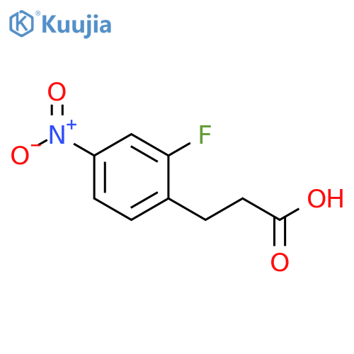 2-Fluoro-4-nitrophenylpropanoic acid structure