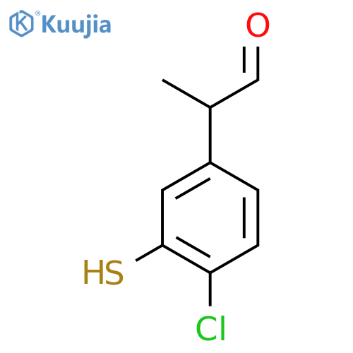 4-Chloro-3-mercaptophenylpropanal structure