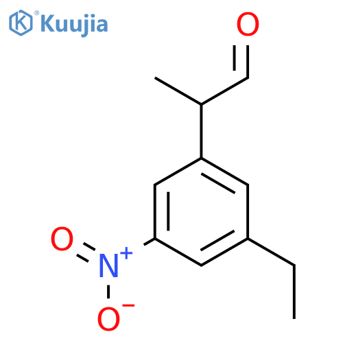 3-Ethyl-5-nitrophenylpropanal structure