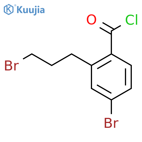 4-Bromo-2-(3-bromopropyl)benzoyl chloride structure