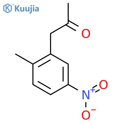 4-Nitro-2-(2-oxopropyl)toluene structure