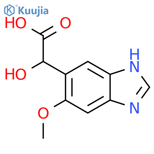 2-(6-Methoxy-1H-benzo[d]imidazol-5-yl)-2-hydroxyacetic acid structure