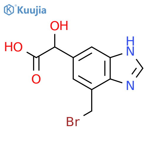 2-(7-Bromomethyl-1H-benzo[d]imidazol-5-yl)-2-hydroxyacetic acid structure