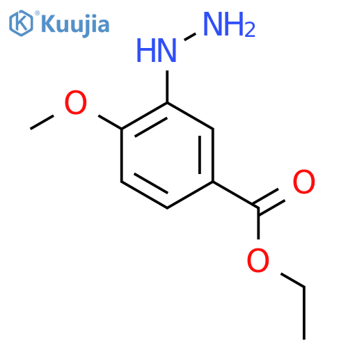 Ethyl 3-hydrazinyl-4-methoxybenzoate structure