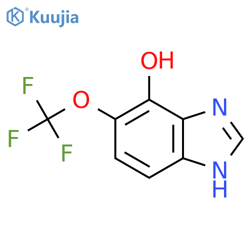 7-Hydroxy-6-trifluoromethoxy-1H-benzimidazole structure
