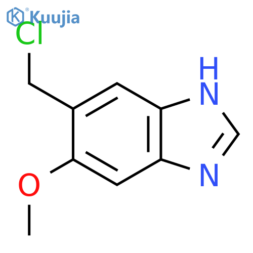 6-Chloromethyl-5-methoxy-1H-benzimidazole structure