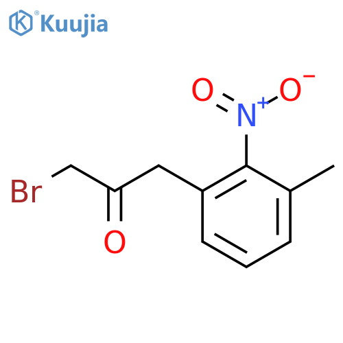 3-(3-Bromo-2-oxopropyl)-2-nitrotoluene structure