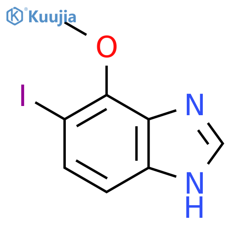 5-Iodo-4-methoxy-1H-benzimidazole structure