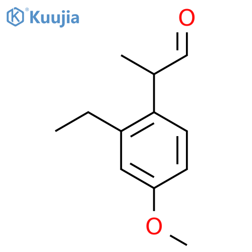 2-Ethyl-4-methoxyphenylpropanal structure