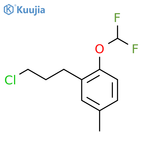 3-(3-Chloropropyl)-4-(difluoromethoxy)toluene structure