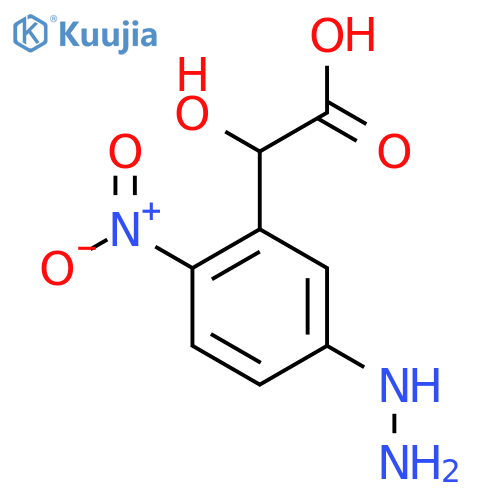 5-Hydrazinyl-2-nitromandelic acid structure
