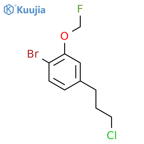 1-Bromo-4-(3-chloropropyl)-2-(fluoromethoxy)benzene structure