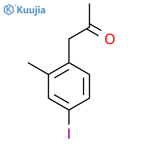 1-(4-Iodo-2-methylphenyl)propan-2-one structure