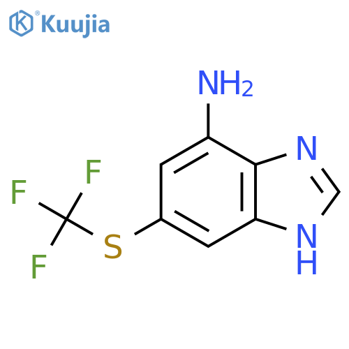 4-Amino-6-trifluoromethylthio-1H-benzimidazole structure