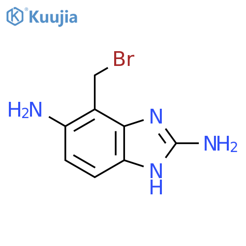 7-Bromomethyl-2,6-diamino-1H-benzimidazole structure