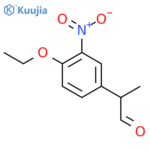4-Ethoxy-3-nitrophenylpropanal structure