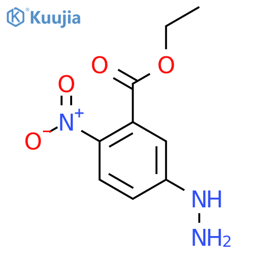 Ethyl 5-hydrazinyl-2-nitrobenzoate structure