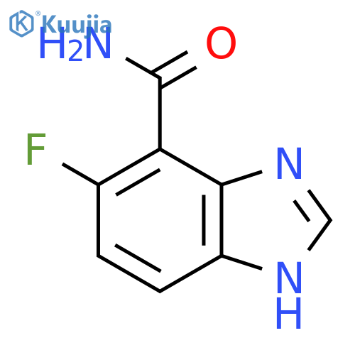 5-Fluoro-1H-benzimidazole-4-carboxamide structure