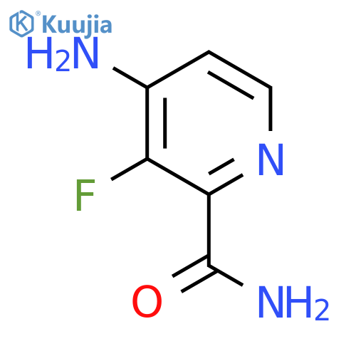 4-Amino-3-fluoropicolinamide structure