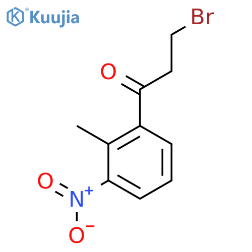 2-(3-Bromopropanoyl)-6-nitrotoluene structure