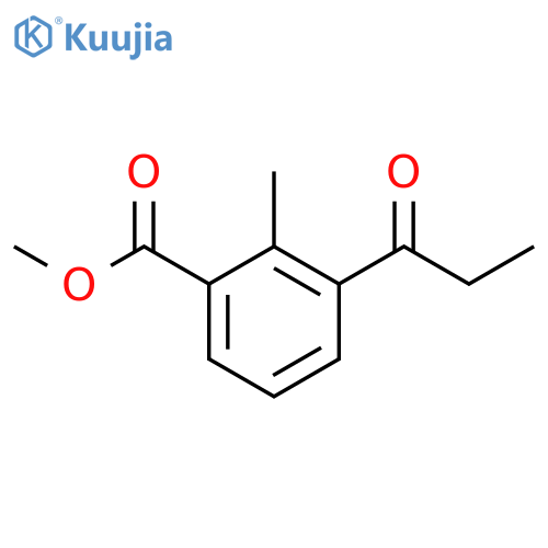Methyl 2-methyl-3-propionylbenzoate structure