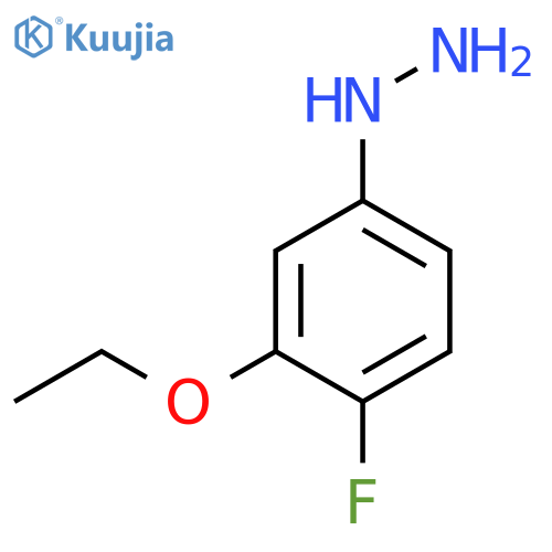 3-Ethoxy-4-fluorophenylhydrazine structure