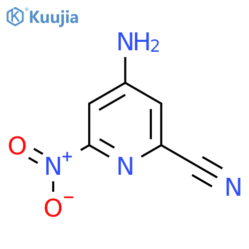 4-Amino-6-nitropicolinonitrile structure