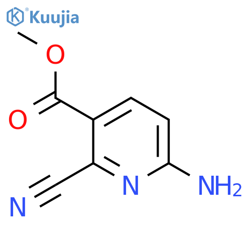 Methyl 6-amino-2-cyanonicotinate structure