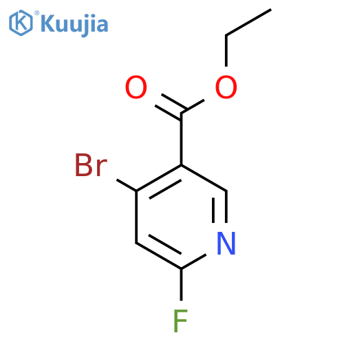 Ethyl 4-bromo-6-fluoronicotinate structure
