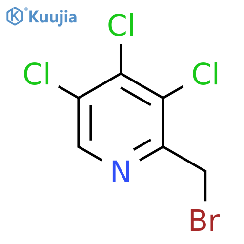 2-Bromomethyl-3,4,5-trichloropyridine structure
