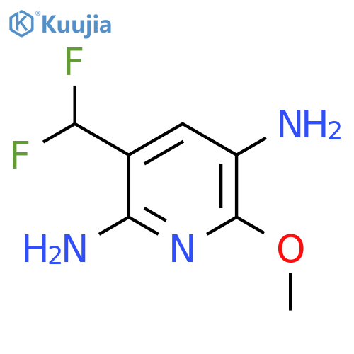 2,5-Diamino-3-(difluoromethyl)-6-methoxypyridine structure