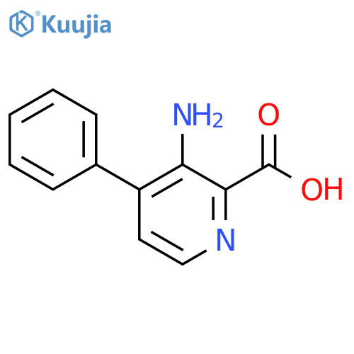3-Amino-4-phenylpicolinic acid structure